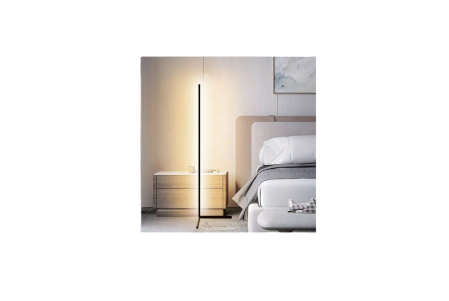 Produse EmagMarketplace - Lampa de Podea LED RGB 10W cu Baza Functie de Redare Muzica & Telecomanda 28x2.3x140cm