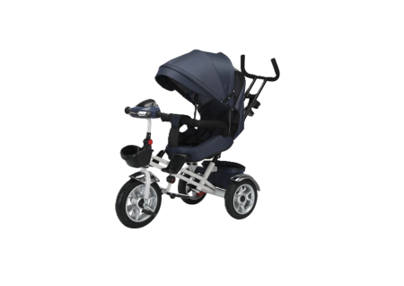 Triciclete - Tricicleta-4in1-cu-lumina-muzica-sezut-reversibil-neagra