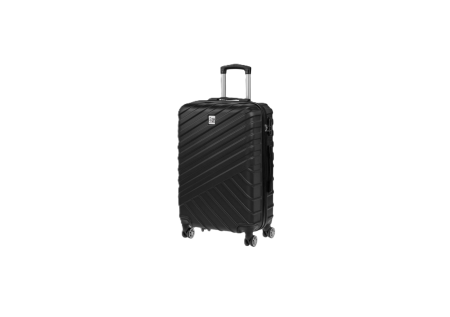 Trolere - valiza-neagra-dungi-reliefate-35l