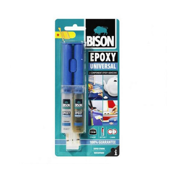 Adeziv bicomponent Bison Epoxy Universal , 2x12ml, blister [1]