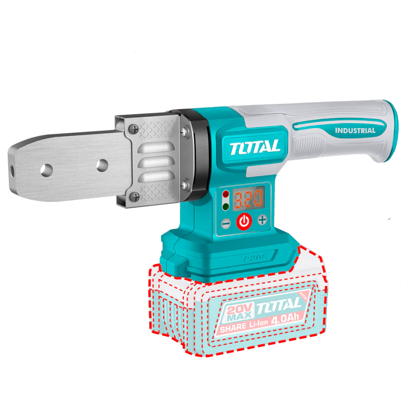 Aparat pentru sudat tevi PPR TOTAL 20V(NU INCLUDE ACUMULATOR) [4]
