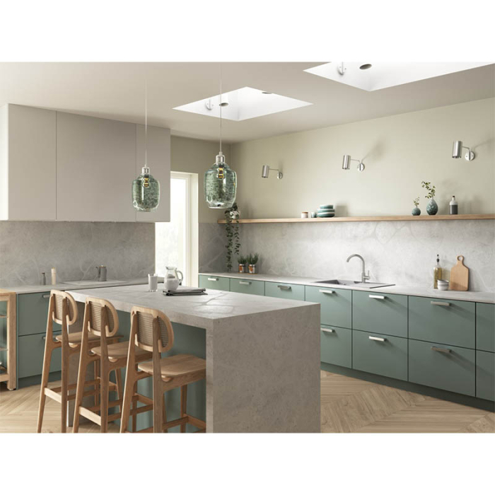 Baterie de bucatarie, Ferro, Camira, cu pipa inalta, inox [3]