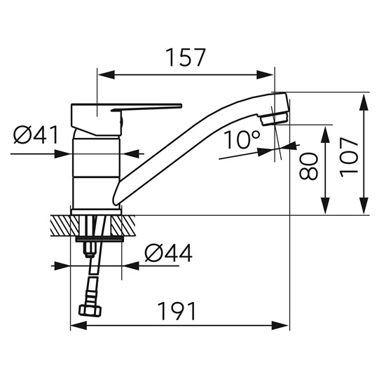 Baterie stativă lavoar RITTO [2]