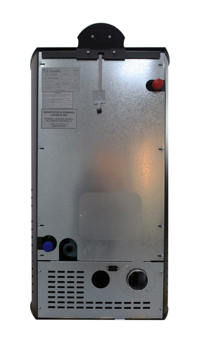 Centrala pe peleti Fornello Royal B 25 KW, pompa circulatie, vas expansiune, telecomanda, buncar tiraj fortat, recomandat pentru 160 mp, Negru [5]