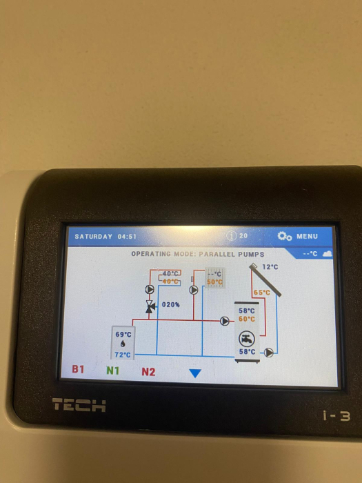 Controler instalație Tech EU-i3 PLUS OT cu 3 circuite + ACM + SOLAR [5]
