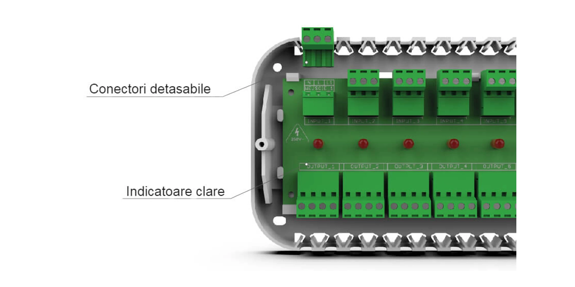Controler pentru incalzire prin pardoseala, 8 zone, cu fir, pentru actuatoare termostatice, Tech [2]