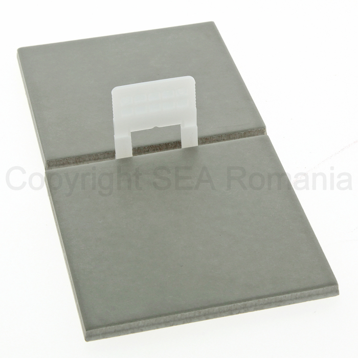 Distantier plastic CLIPS pentru gresie 1,0 mm - 100 buc/Punga Plastic [3]
