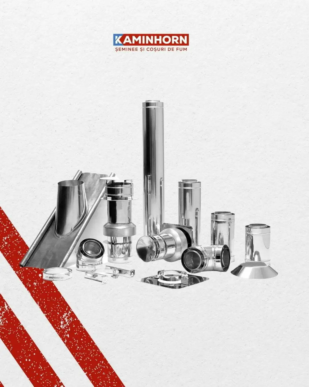 ELEMENT RACORD COS DE FUM INOX DP 200-0.5M 90G [3]