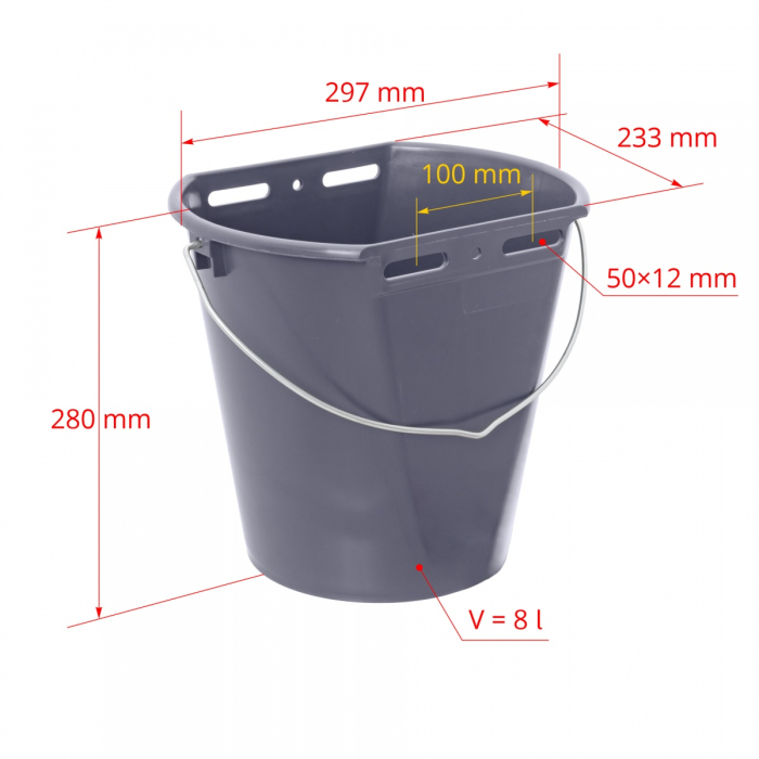 Găleată de alăptare pentru viței, 8 litri [5]