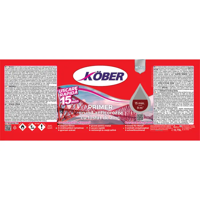 Grund anticoroziv Primer rosu oxid 0.75 L G5181-2-C0.75L [2]