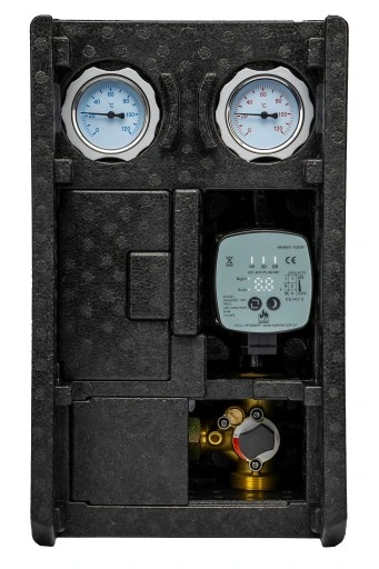 GRUP DE POMPARE DN25 CU VANA CU 3 CĂI PENTRU SERVOMOTOR CU POMPA PHA 25/6 - fara motor [3]