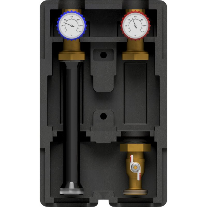 Grup pompare directa DN25 cu izolatie - fara pompa [2]