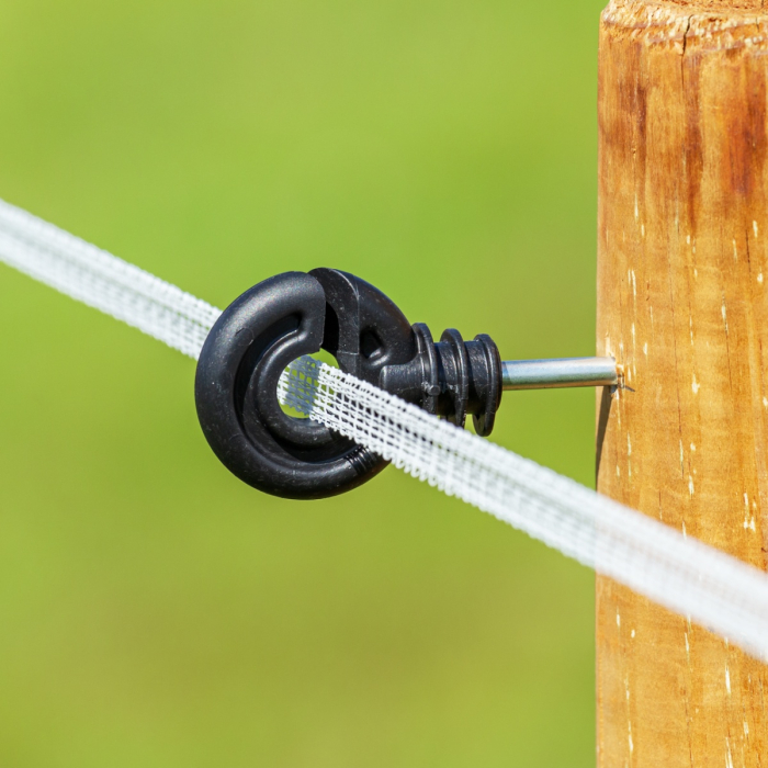 Izolator inelar, cu holțșurub,gard electric. [4]