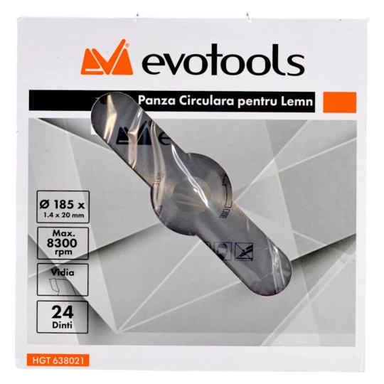 Panza Circulara Vidia Lemn Diamentru 185mm [2]