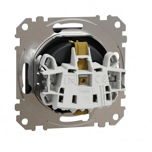 Priza simpla cu impamantare, 16A, IP20, antracit, Schneider Sedna Design [2]