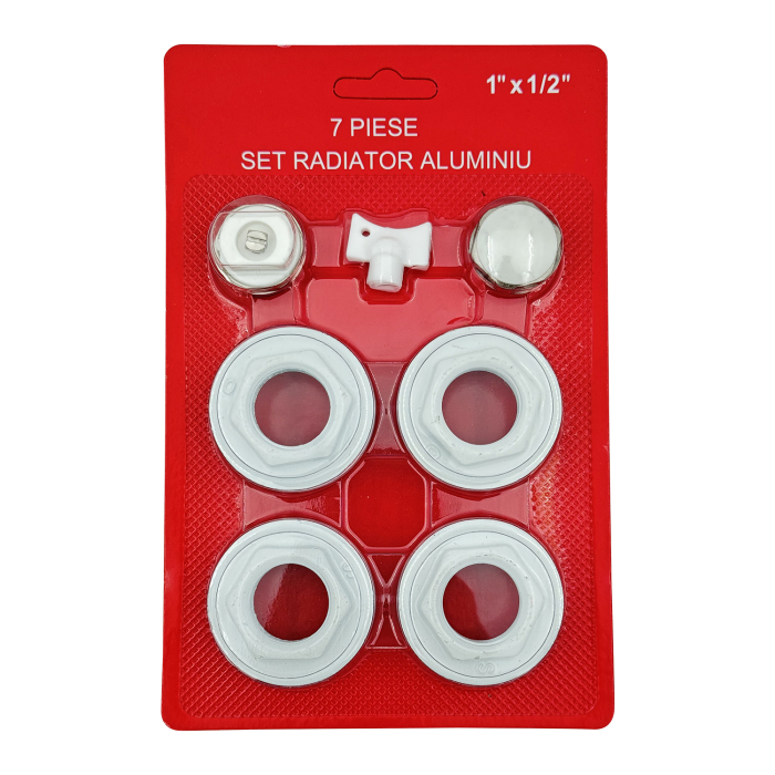 Set accesorii montaj calorifere din aluminiu, 7 piese [2]
