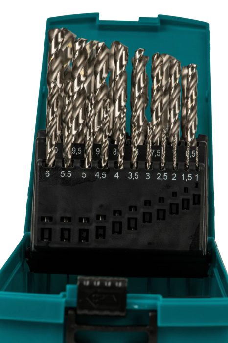 Set burghie pentru metal Total Industrial - HSS 25 buc [2]