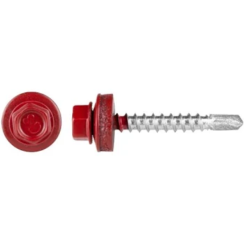Surub Autoforant Cap Hexagonal 4.8x35mm RAL 3009 ROSU 250buc/cutie [2]