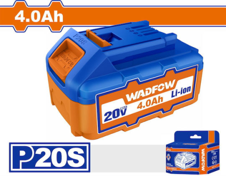 Scule cu Acumulator - Acumulator Wadfow, 20V, Li-Ion, 4Ah, indicator LED de putere a bateriei - WADFOW