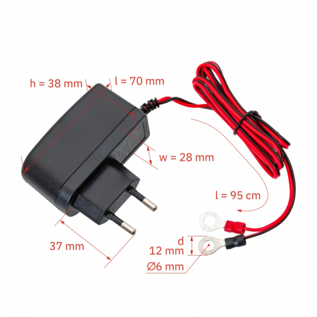 Adaptor de rețea în comutație, 230/12 V gard electric. [2]