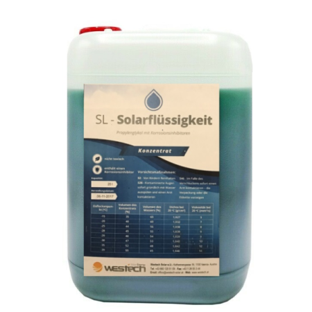 Pompe de Caldura - Antigel concentrat solar Westech 20 litri - recomandat pt pompe de caldura Chofu