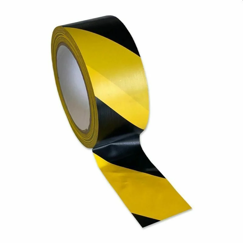 Lacuri si Vopsele - Banda de Avertizare Autoadeziva, Rezistenta la Intemperii Warning Tape 50mm x 33m