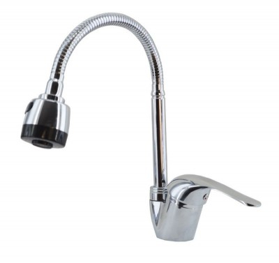Baterie bucatarie cu gat lebada flexibil si cartus ceramic EVERLINE EL-B608 [1]