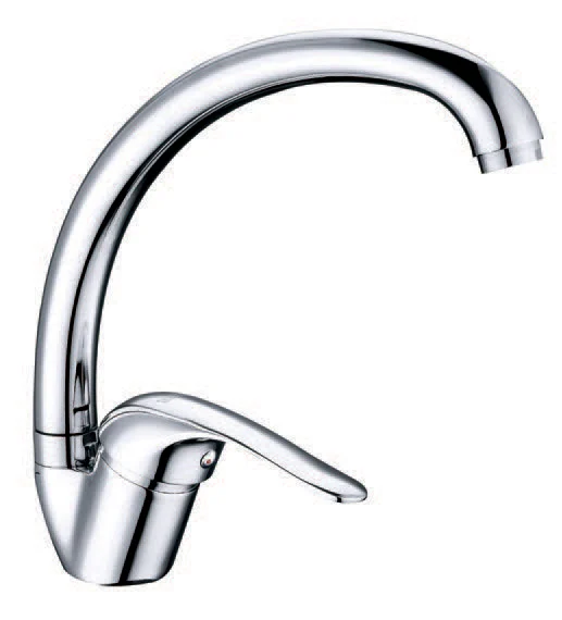 Sanitare - Baterie bucatarie cu gat Lebada pentru cartus ceramic 40 mm Everline EL-B607