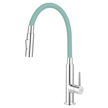 Baterii Bucatarie - Baterie de bucatarie, Ferro, Zumba Slim 2F, cu pipa flexibila, menta