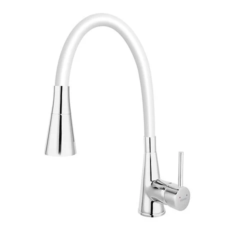 Sanitare - Baterie stativă bucătărie cu pipă flexibilă