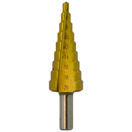 Burghiu in trepte, diametru 4-20 mm, trepte 9