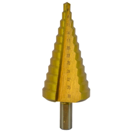 Accesorii Scule Electrice - Burghiu in trepte, diametru 6-38 mm, trepte 12