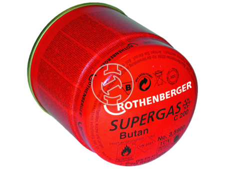 Sudare si Lipire - Butelie de gaz cu valva Rothenberger C200 SUPERGAZ RO35901-B