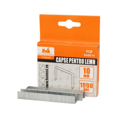 Feronerie si Accesorii - Capse pentru lemn 10 x 0.75 mm, 1000 buc-Evotools