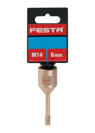 Carota diamantata 6 mm prindere M14 -Festa