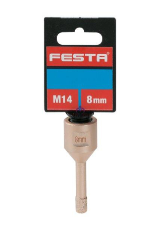 Accesorii Scule Electrice - Carota diamantata 8 mm prindere M14 - Festa