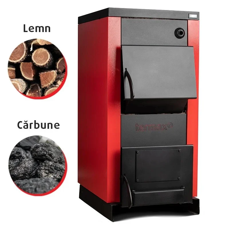 Centrale pe Lemne - Centrala/Cazan pe lemn Termax 35 kW, cu ardere standard, volum manta apa 105 litri