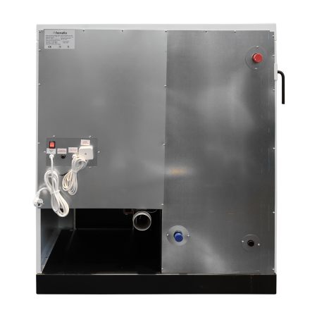 Centrala pe peleti Fornello Eco Energy 40 kW, echipata cu automatizare, afisaj digital, arzator fonta, curatare mecania a drumurilor de fum, buncar peleti integrat 100 kg [9]