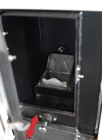 Centrala pe peleti Fornello INCANTO COMPACT 35 kW, pompa electronica, vas expansiune, arzator inox, grup de siguranta, sistem de curatare MECANICA a creuzetului si drumurilor de fum, culoare alb [7]