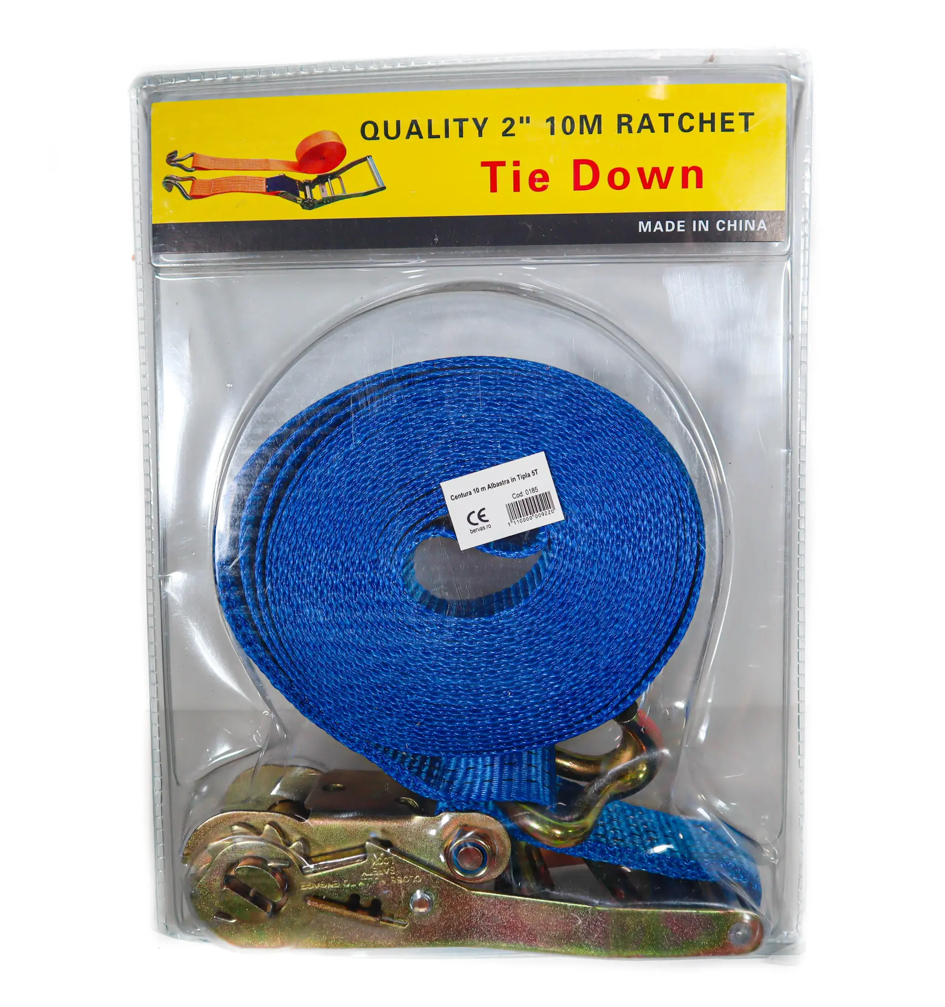 Accesorii si Echipamente Auto - Centura 10 m Albastra in Tipla 5T