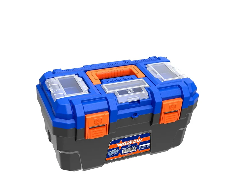 Feronerie si Accesorii - Cutie plastic pentru scule Wadfow, tava detasabila, dimensiune 405x215x205mm, incarcare maxima 15kg
