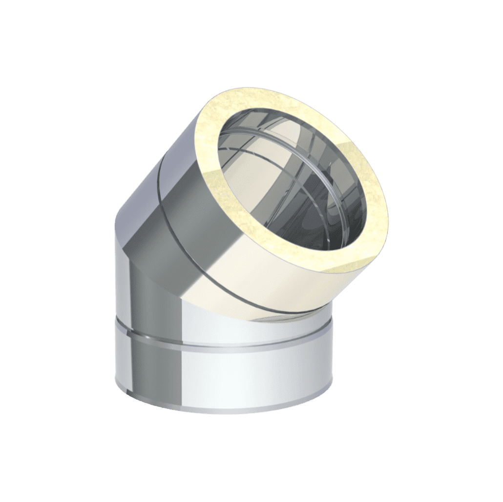 Termice - DEVIATIE COT INOX DP 200MM 45G