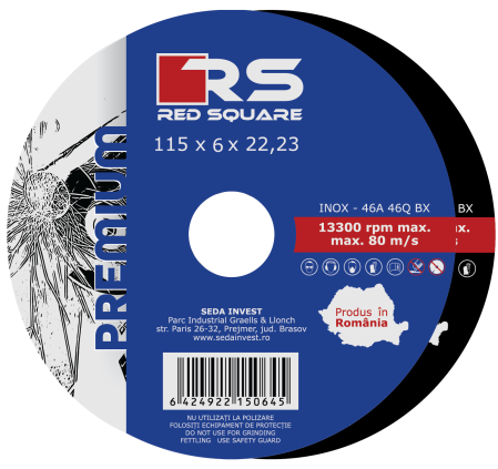 Scule si Unelte - Disc debitare Red Square Premium Plus 115*6