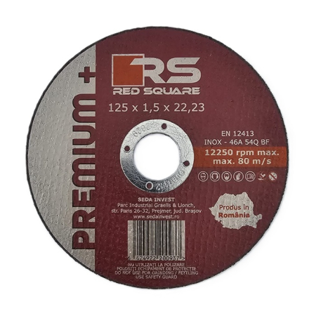 Scule si Unelte - Disc debitare Red Square Premium Plus 125*1.5