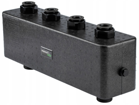 DISTRIBUITOR GRUPURI DE POMPARE CU BUTELIE DE EGALIZARE INCORPORATA DN25 IZOLAT 2 CIRCUITE [2]