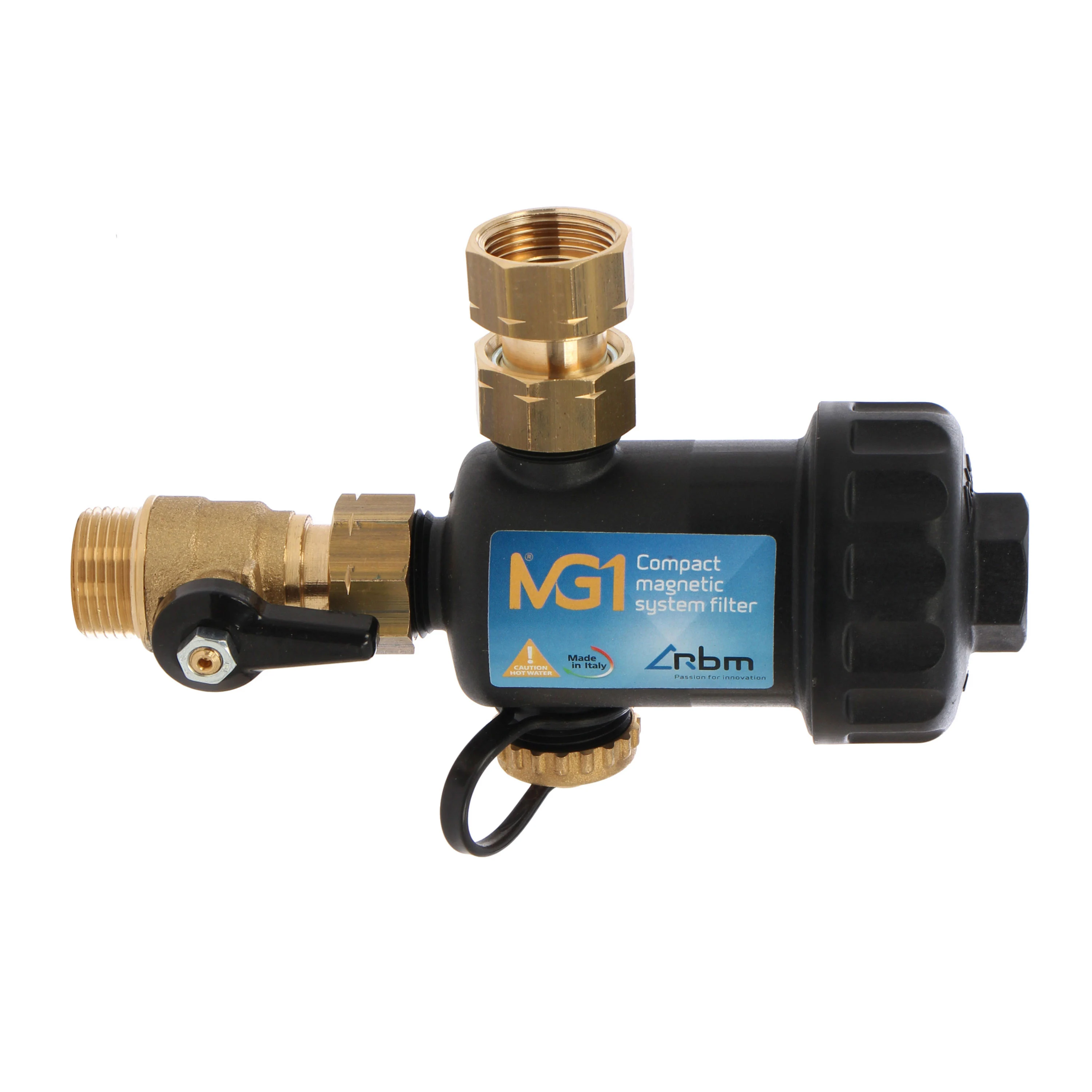 Robineti si Armaturi Instalatii - Filtru antimagnetita, RBM MG1 3/4", compact, centrala termica, filtrare apa