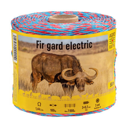 Fir gard electric - 500 m - 100 kg - 1,44 Ω/m