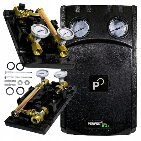 GRUP DE POMPARE DN25 CU VANA CU 3 CĂI PENTRU SERVOMOTOR - fara pompa si motor [1]