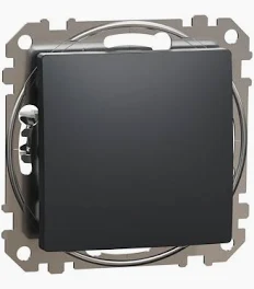 Intrerupator simplu,antracit  Sedna Design