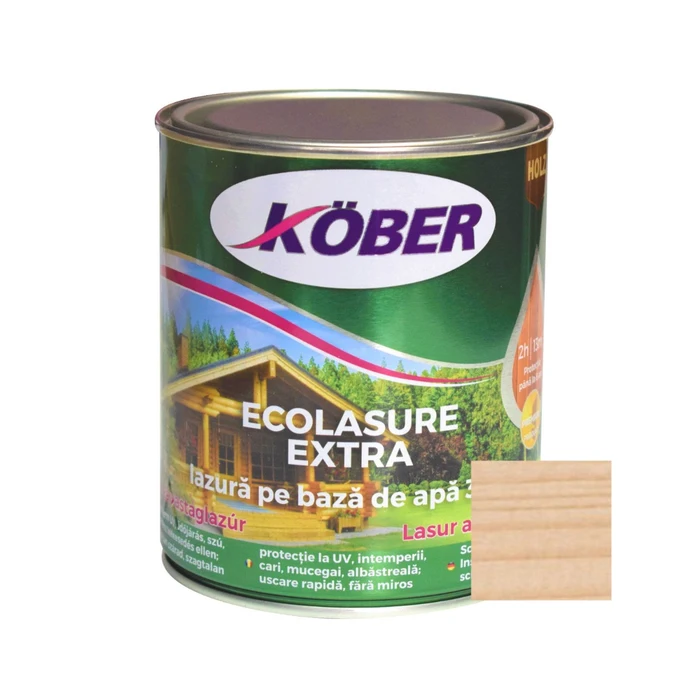Lacuri si vopsele - Lac pentru lemn ecolasure extra,incolor 0.75L IG8201-C0.75L